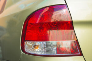 Luz trasera del carro