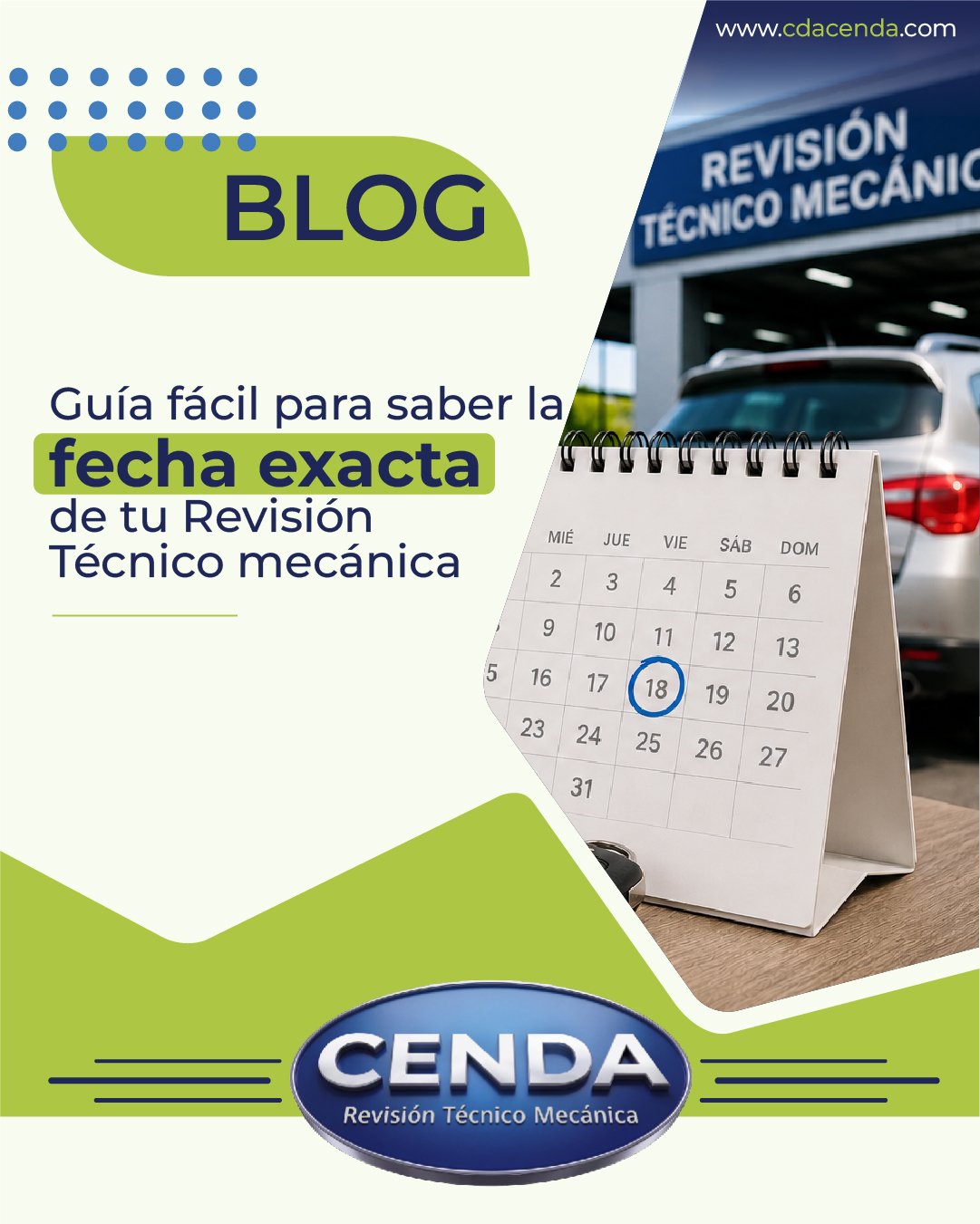 Guía fácil para saber la fecha exacta de tu Revisión Técnico mecánica